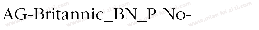 AG-Britannic_BN_P No字体转换